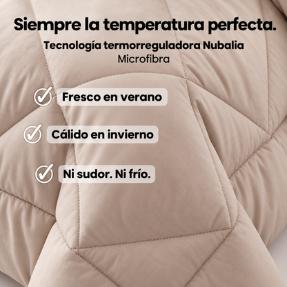 Edredón 2 en 1 – Despierta cada mañana en una cama impecable sin esfuerzo.